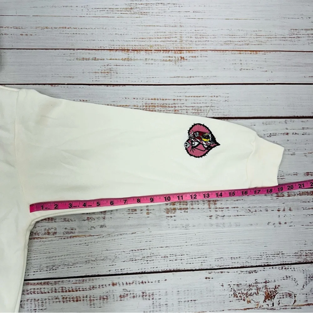 Disney Cream Jacket with Skeleton and Patch Designs - Picture 15 of 16